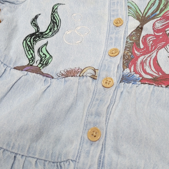 Disney Light Blue Ariel Dress with Ruffles - Picture 11 of 16